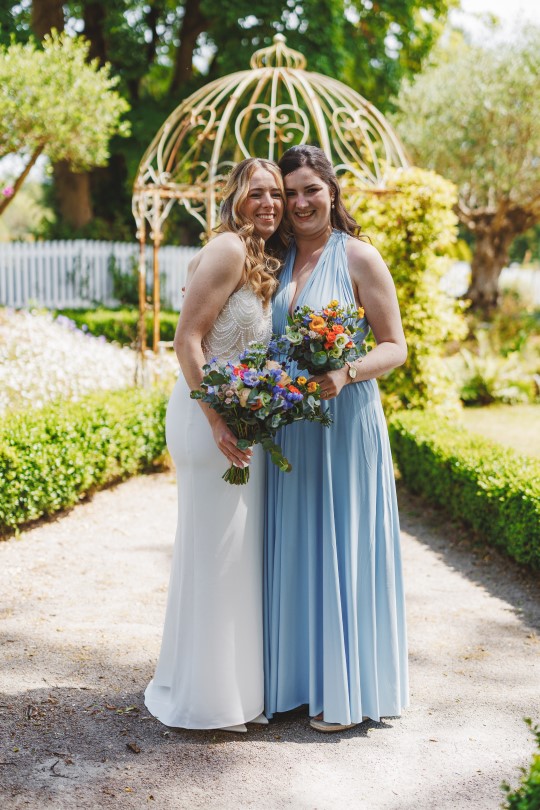 Rainbow Bridesmaid Bouquet Darlington Wedding Florist